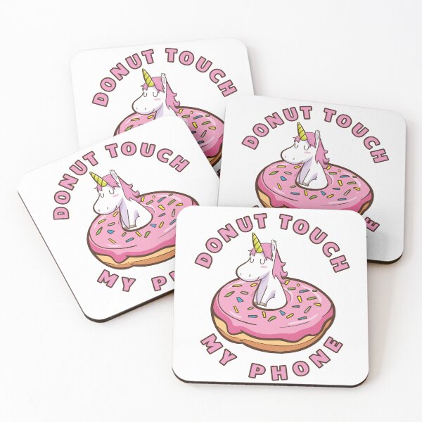 Item preview, Donut Touch My Phone designed and sold by The Sticker Place.