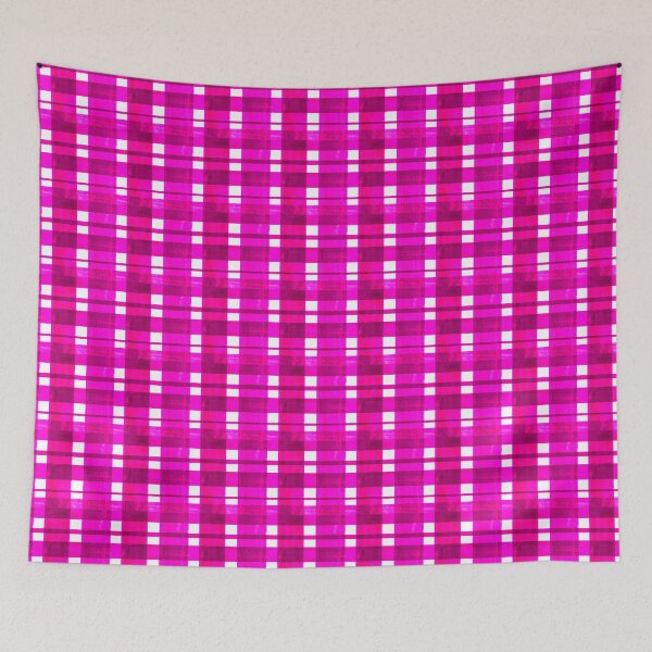 Item preview,  Classic Pink and White Plaid designed and sold by OverbeeDesigns.