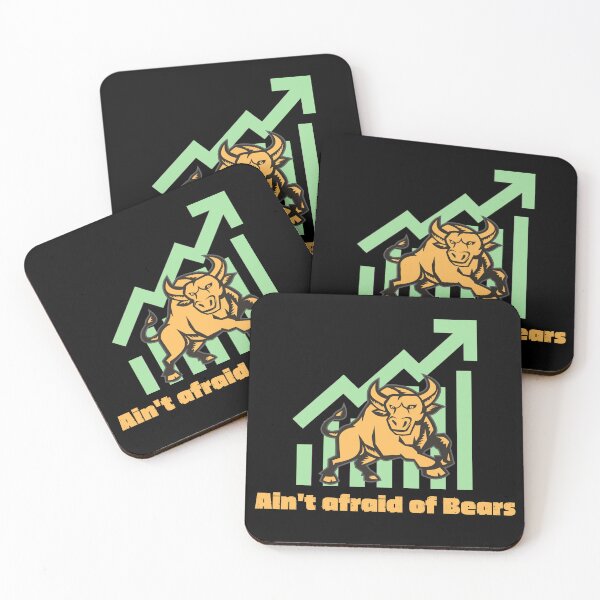 Item preview, Stock & Crypto Trader - bulls vs bears, ain't afraid of bears designed and sold by Just4doglovers.