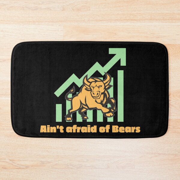 Item preview, Stock & Crypto Trader - bulls vs bears, ain't afraid of bears designed and sold by Just4doglovers.