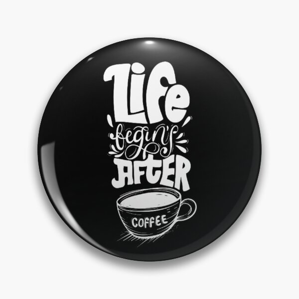 Item preview, Life Begins After Coffee, Coffee, designed and sold by klineart ★★★★★.