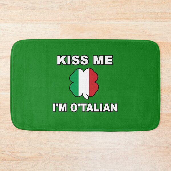 Item preview, Kiss Me I'm O'Talian Italian Irish St Patrick's Day Italy designed and sold by Draculaura2009.