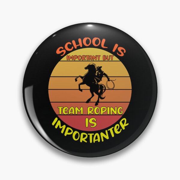 Item preview, School Is Important But Team Roping Is Importanter Classic T-Shirt designed and sold by alishaston.
