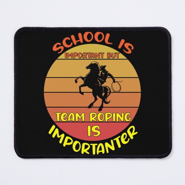 Item preview, School Is Important But Team Roping Is Importanter Classic T-Shirt designed and sold by alishaston.