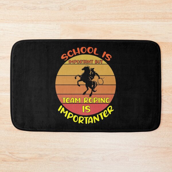 Item preview, School Is Important But Team Roping Is Importanter Classic T-Shirt designed and sold by alishaston.