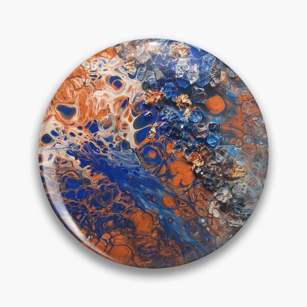 Aperçu de l'œuvre Détails de Cuivre & Bleu créée et vendue par FindingLight.