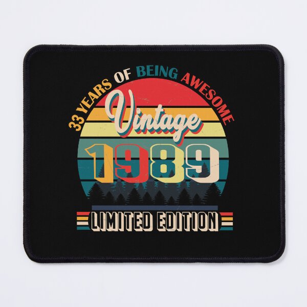 Item preview, 33 years of being awesome vintage 1989 limited edition | Born January 1989 Limited Edition 33 Years Of Being Awesome Vintage , January 1989 33 Years Old , 33rd Birthday designed and sold by SimoSaladain.