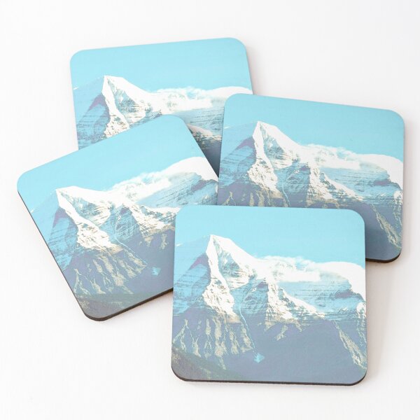 Item preview, Snow covered mountain peak designed and sold by fowons.