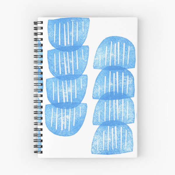 Aperçu de l'œuvre Demi-lunes bleu vif - Quatre tours créée et vendue par ellenmueller.