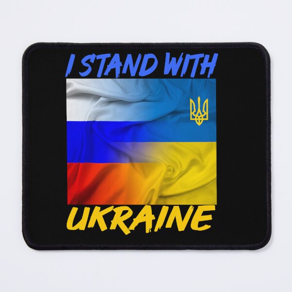Item preview, I Stand with Ukraine Decal, Ukraine Flag, Vinyl Decal designed and sold by SHOPNICHKA.