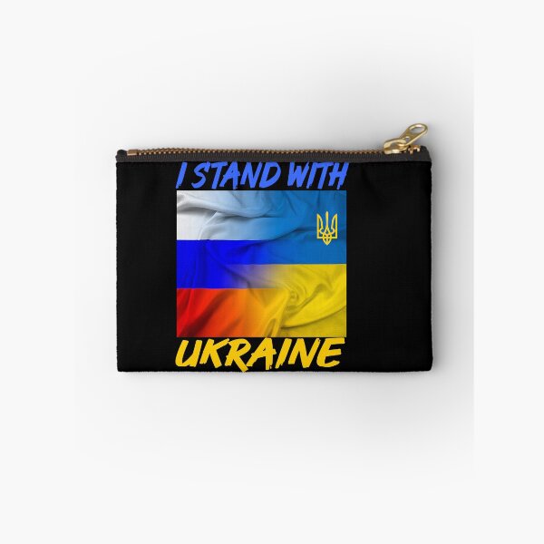 Item preview, I Stand with Ukraine Decal, Ukraine Flag, Vinyl Decal designed and sold by SHOPNICHKA.
