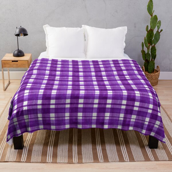 Item preview, Classic Purple and White Plaid designed and sold by OverbeeDesigns.