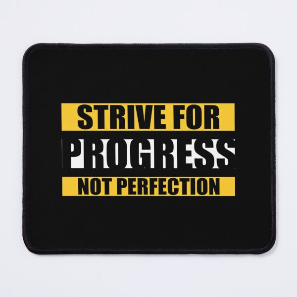Item preview, Strive For Progress Not Perfection. - Gym Motivational Quotes Classic T-Shirt designed and sold by madeleinem48.