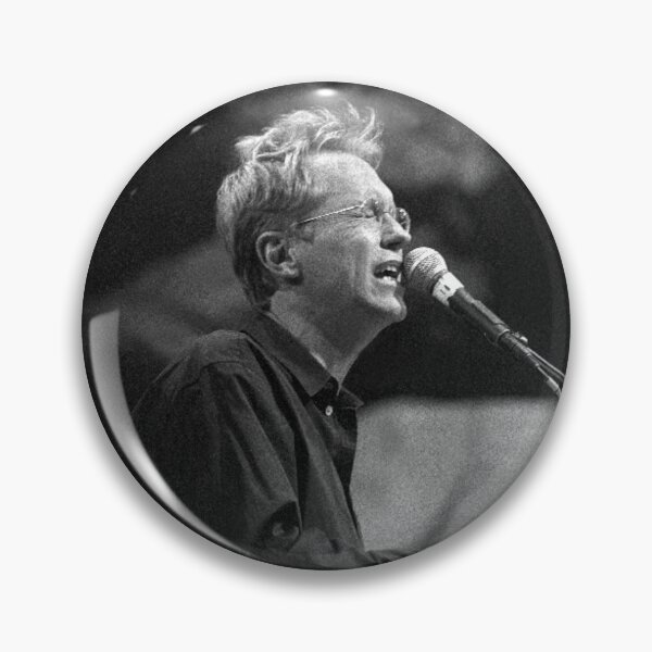 Item preview, Gerry Beckley America BW Photograph designed and sold by ConcertImages.