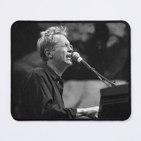 Item preview, Gerry Beckley America BW Photograph designed and sold by ConcertImages.