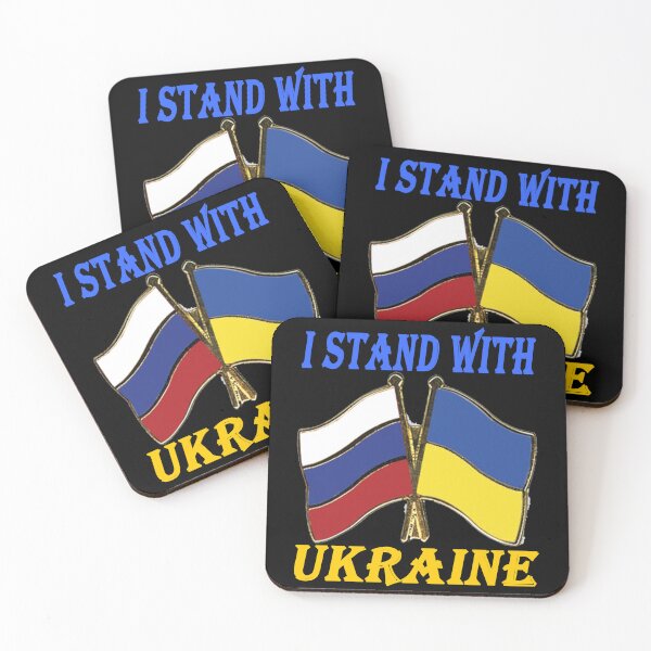 Item preview, I Stand with Ukraine Decal, Ukraine Flag, Vinyl Decal designed and sold by SHOPNICHKA.