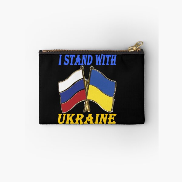 Item preview, I Stand with Ukraine Decal, Ukraine Flag, Vinyl Decal designed and sold by SHOPNICHKA.