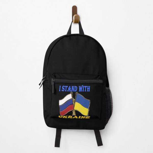 Aperçu de l'œuvre Je me tiens avec l'autocollant de l'Ukraine, drapeau de l'Ukraine, vinyle autocollant créée et vendue par SHOPNICHKA.