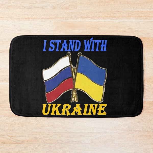 Item preview, I Stand with Ukraine Decal, Ukraine Flag, Vinyl Decal designed and sold by SHOPNICHKA.