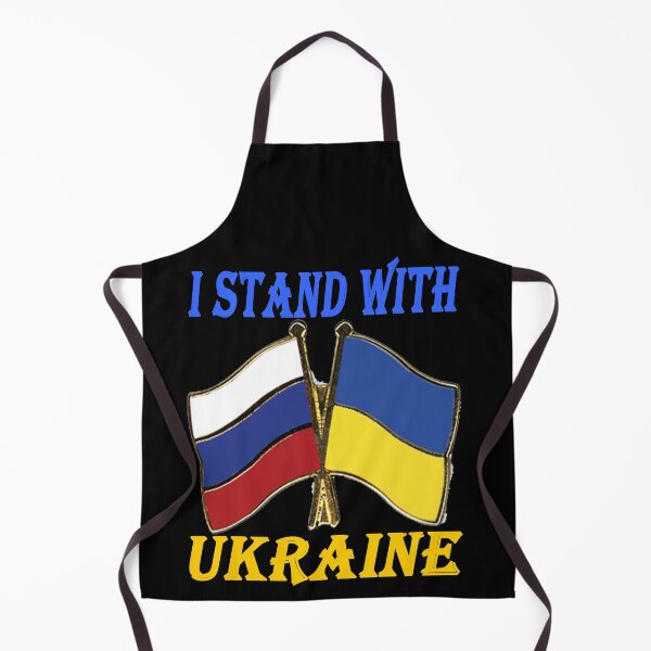 Aperçu de l'œuvre Je me tiens avec l'autocollant de l'Ukraine, drapeau de l'Ukraine, vinyle autocollant créée et vendue par SHOPNICHKA.