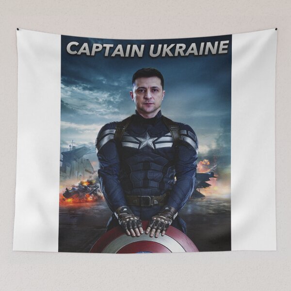 Item preview, Captain Zelensky Ukraine President designed and sold by Harsh Malewar.