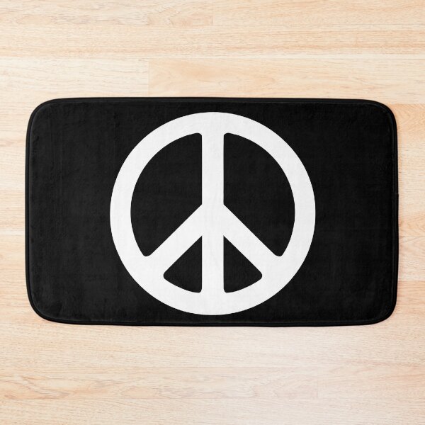 Item preview, blackand white peace symbol  designed and sold by DemonicGloom.