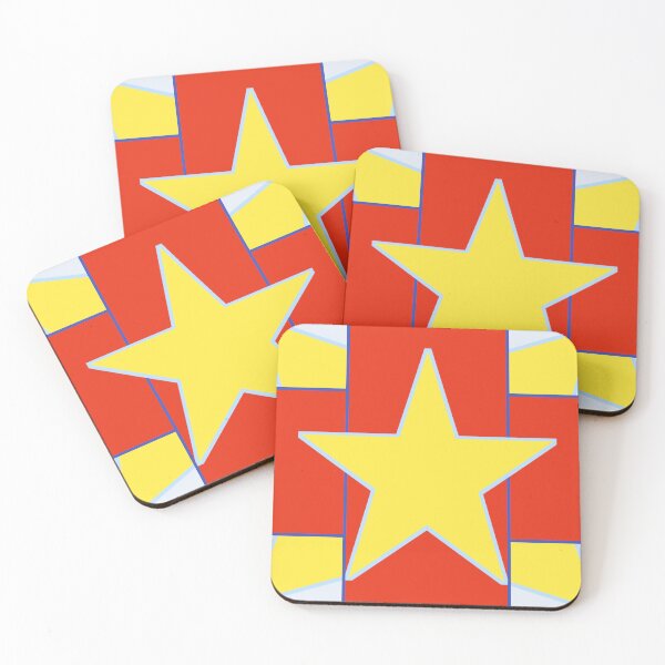 Item preview, Colorful March pattern in yellow and red designed and sold by Bekindtome.