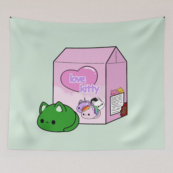 Item preview, love kitty-green cat doll designed and sold by EveryCuteThings.