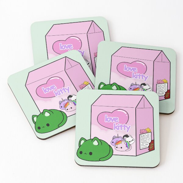 Item preview, love kitty-green cat doll designed and sold by EveryCuteThings.
