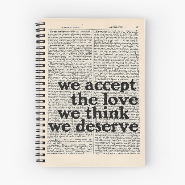 Item preview, We accept the love we think we deserve designed and sold by FeeLnLivE.