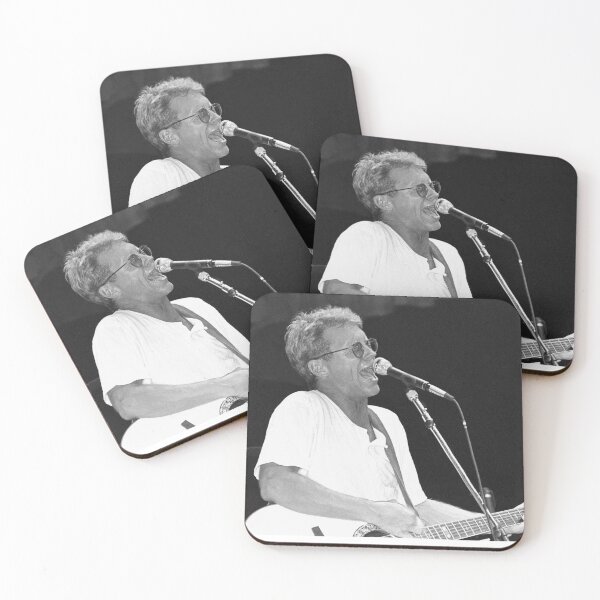 Item preview, Gerry Beckley America BW Photograph designed and sold by ConcertImages.