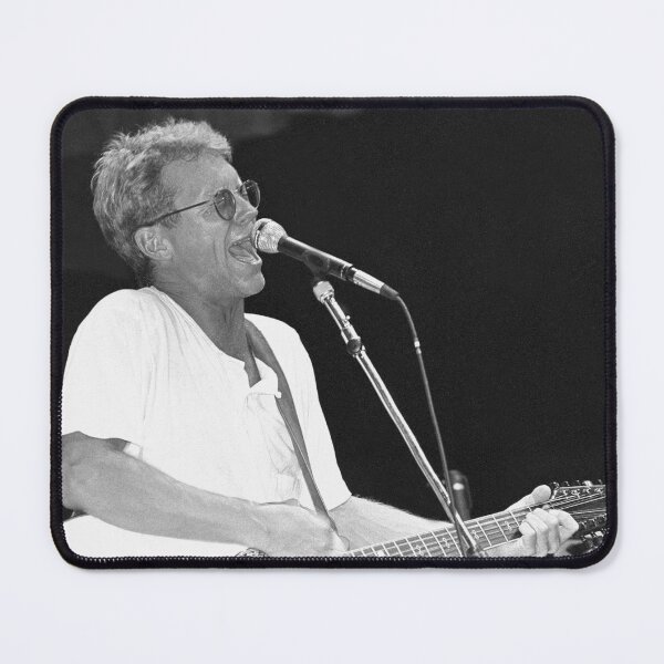 Item preview, Gerry Beckley America BW Photograph designed and sold by ConcertImages.