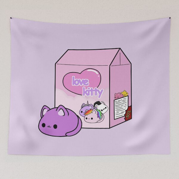 Item preview, love kitty-purple cat doll designed and sold by EveryCuteThings.