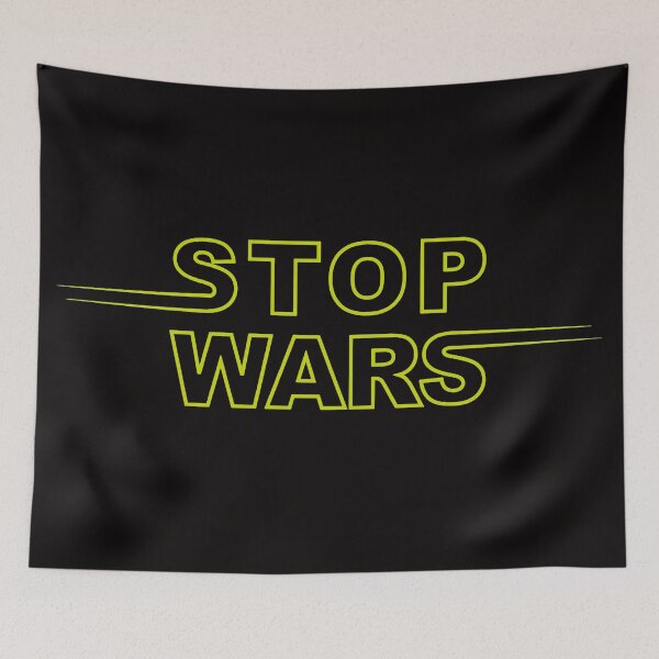Item preview, Stop Wars Yellow designed and sold by WearWolfDesigns.