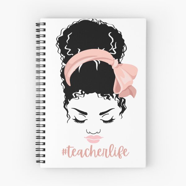 Item preview, Copy of #teacherlife Messy Bun and Pink bow designed and sold by Not A Typical  Teacher.