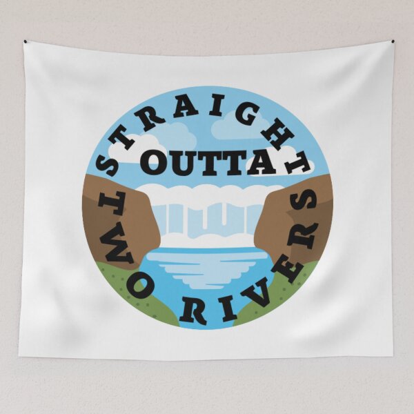 Item preview, Straight outta two rivers  designed and sold by BestDesign87.