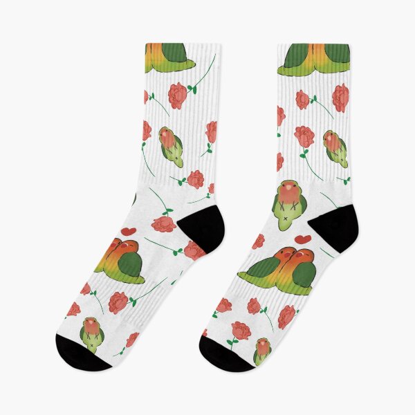 Item preview, Lovebirds and roses designed and sold by Otenbadesign.