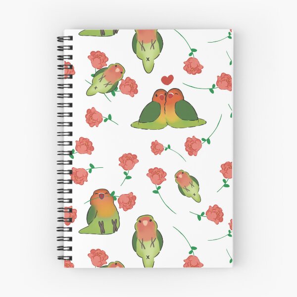 Item preview, Lovebirds and roses designed and sold by Otenbadesign.