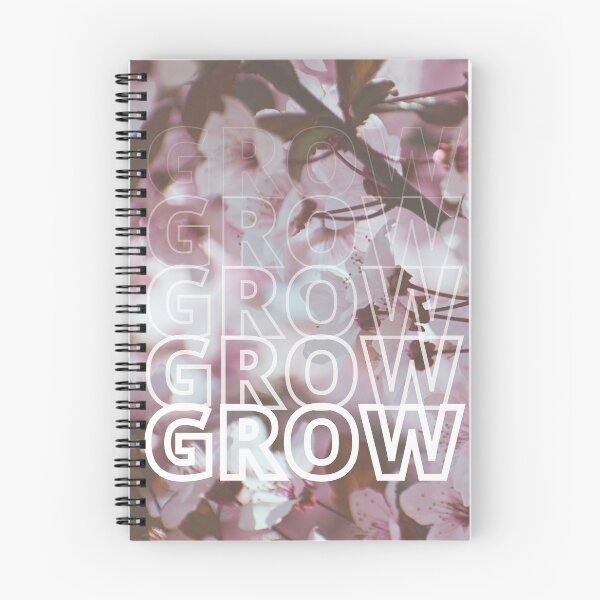 Item preview, GROW (Below) - Enchanting Pink Flowers designed and sold by AliceSLee.