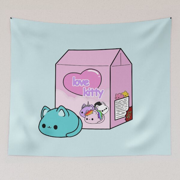 Item preview, love kitty-light blue cat doll designed and sold by EveryCuteThings.