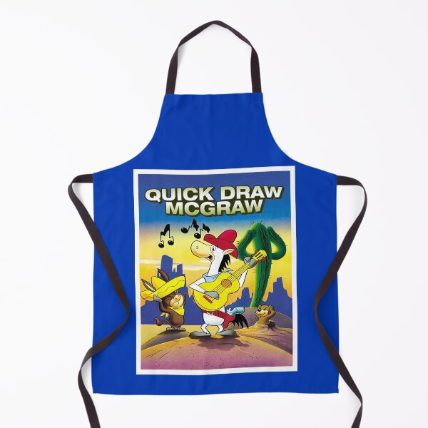 Item preview,  QUICK DRAW McGRAW : Vintage Desert Cartoon Abstract Character Print designed and sold by posterbobs.