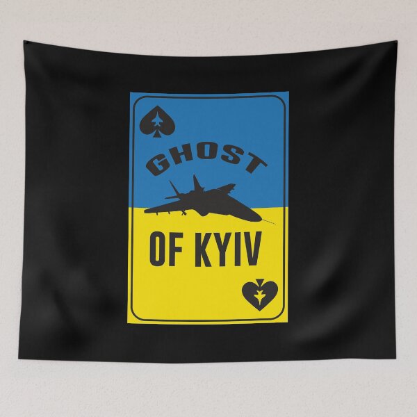 Item preview, The Ghost of Kijev - Ghost of Kyjiv design designed and sold by blackwolfpixels.