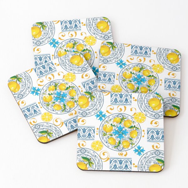 Item preview, Italian,Sicilian art,majolica,lemons  designed and sold by MariaMarinova.