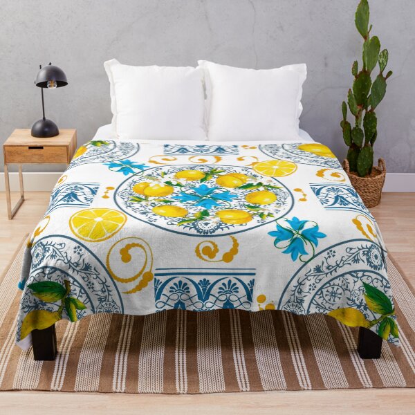 Item preview, Italian,Sicilian art,majolica,lemons designed and sold by MariaMarinova.