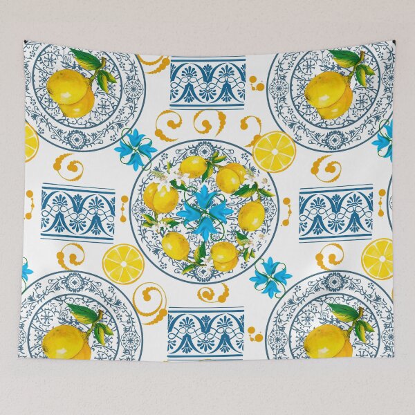 Item preview, Italian,Sicilian art,majolica,lemons  designed and sold by MariaMarinova.