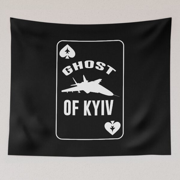 Item preview, The Ghost of Kijev - Ghost of Kyjiv design 2 designed and sold by blackwolfpixels.