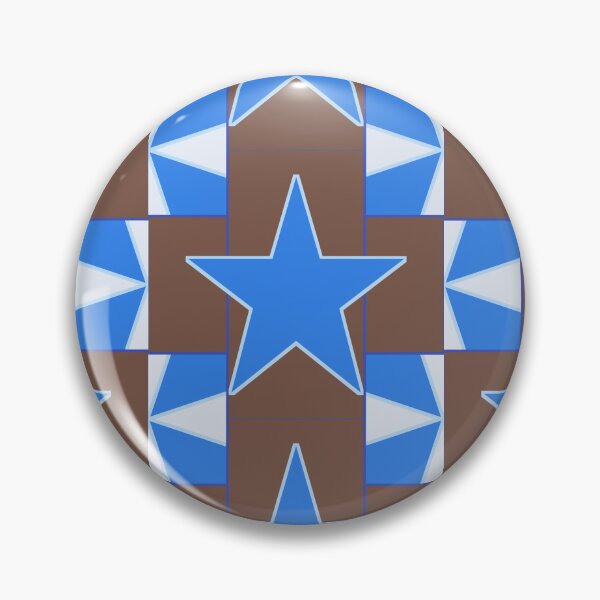Item preview, Colorful March pattern in blue and brown designed and sold by Bekindtome.