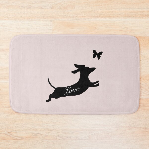 Item preview, Dachshund Chasing a Butterfly designed and sold by Daschunddesigns.