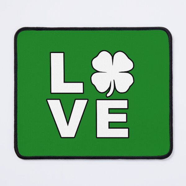 Item preview, LOVE St Patrick's Day Saint Shamrock Irish Flag Clover designed and sold by Draculaura2009.