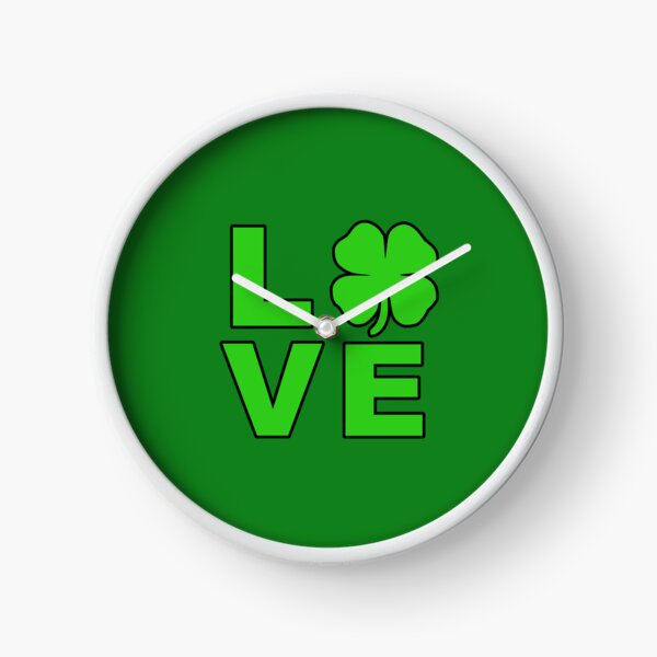 Item preview, LOVE St Patrick's Day Saint Shamrock Irish Flag Clover designed and sold by Draculaura2009.